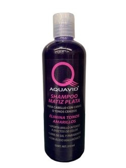 Shampoo Aquavid Matiz Plata 515ml